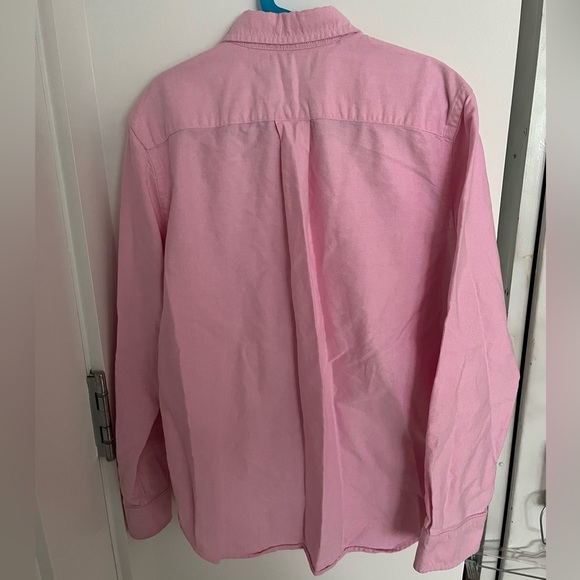 RALPH LAUREN pink cotton button-down boys shirt L 14/16 - Picture 4 of 5